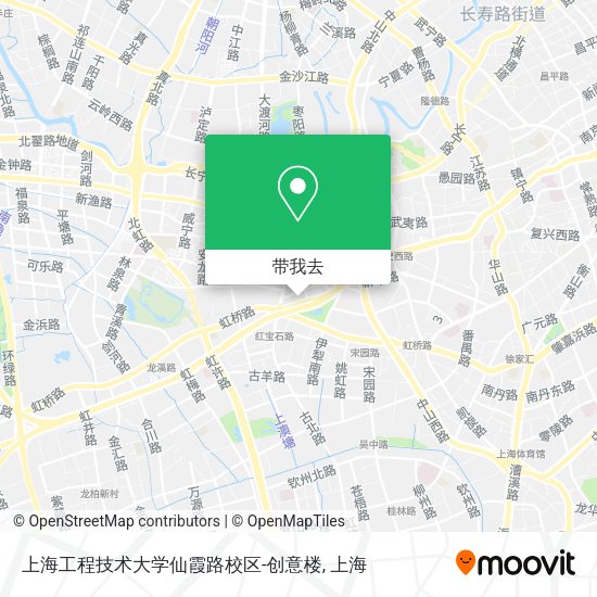 上海工程技术大学仙霞路校区-创意楼地图