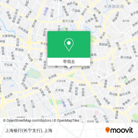 上海银行(长宁支行)地图