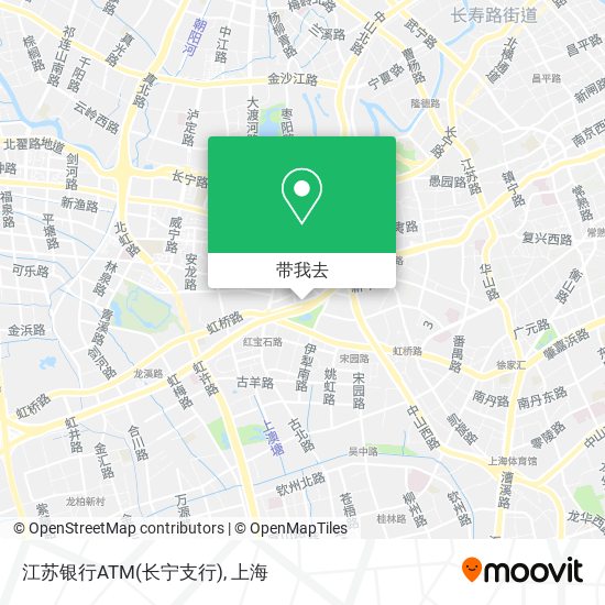 江苏银行ATM(长宁支行)地图