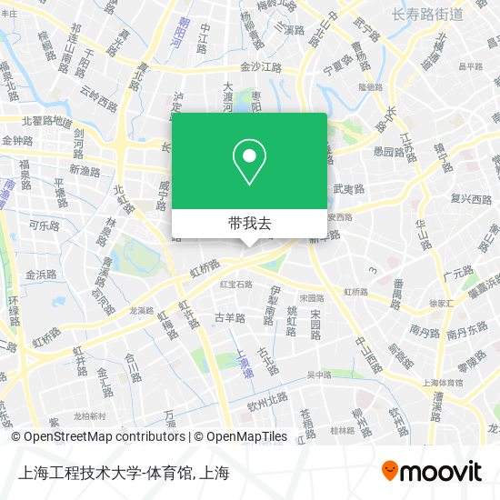 上海工程技术大学-体育馆地图