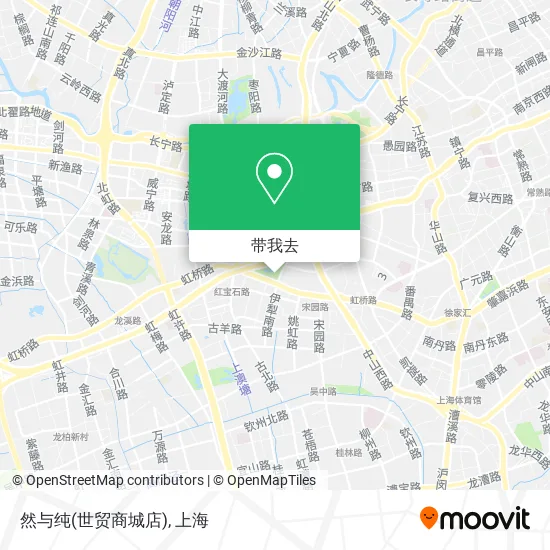 然与纯(世贸商城店)地图