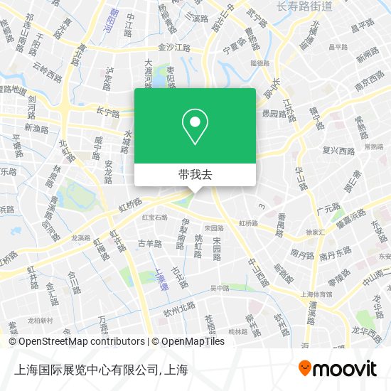 上海国际展览中心有限公司地图