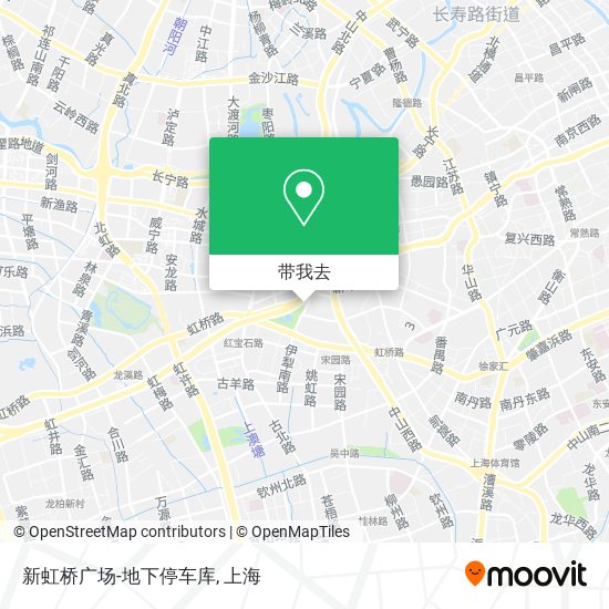 新虹桥广场-地下停车库地图