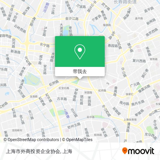 上海市外商投资企业协会地图