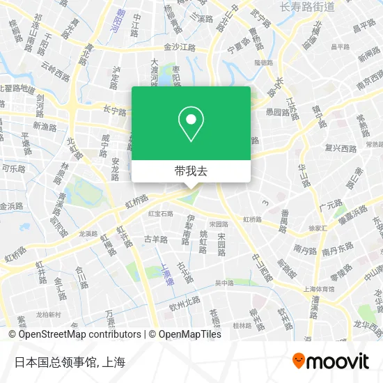 日本国总领事馆地图