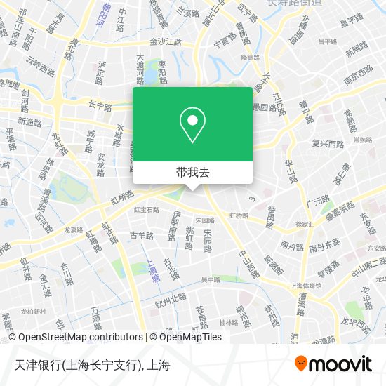 天津银行(上海长宁支行)地图