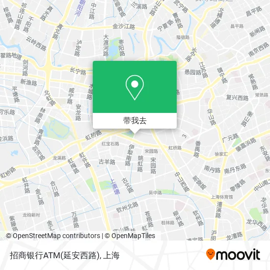 招商银行ATM(延安西路)地图