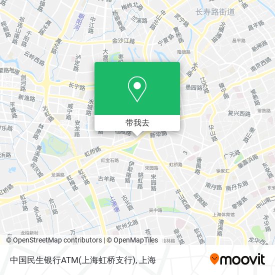 中国民生银行ATM(上海虹桥支行)地图
