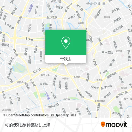 可的便利店(仲盛店)地图