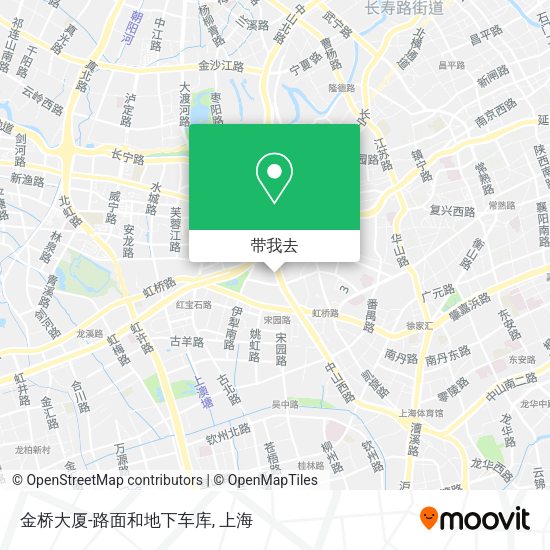 金桥大厦-路面和地下车库地图