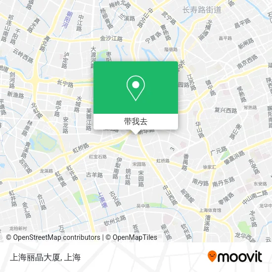 上海丽晶大厦地图