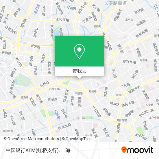 中国银行ATM(虹桥支行)地图