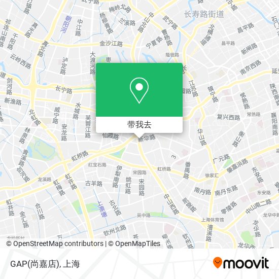 GAP(尚嘉店)地图