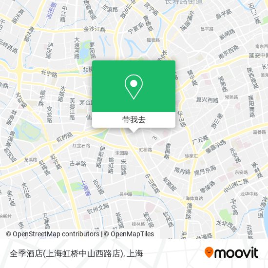 全季酒店(上海虹桥中山西路店)地图