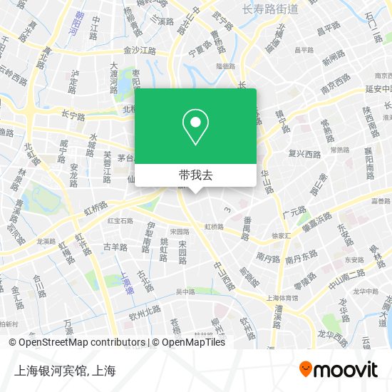 上海银河宾馆地图