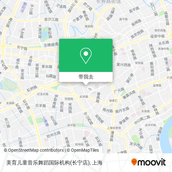 美育儿童音乐舞蹈国际机构(长宁店)地图