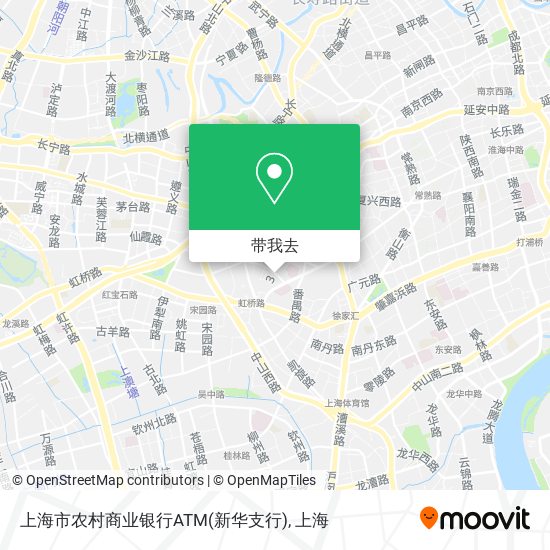 上海市农村商业银行ATM(新华支行)地图