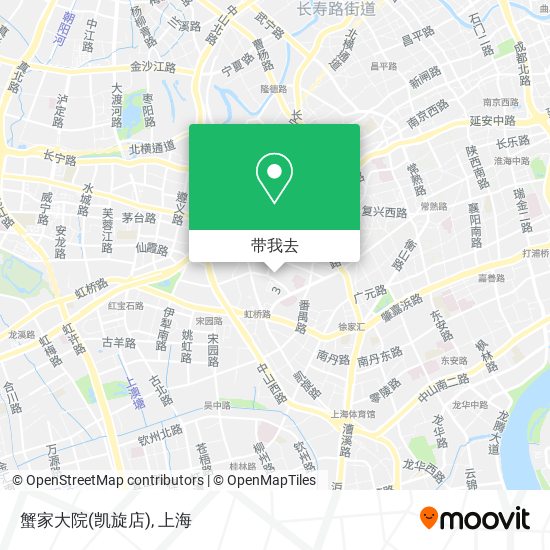 蟹家大院(凯旋店)地图