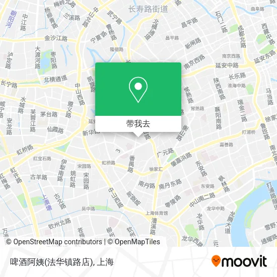 啤酒阿姨(法华镇路店)地图