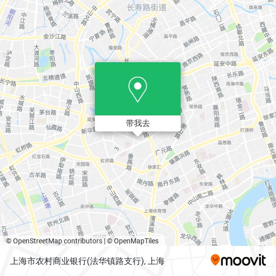 上海市农村商业银行(法华镇路支行)地图