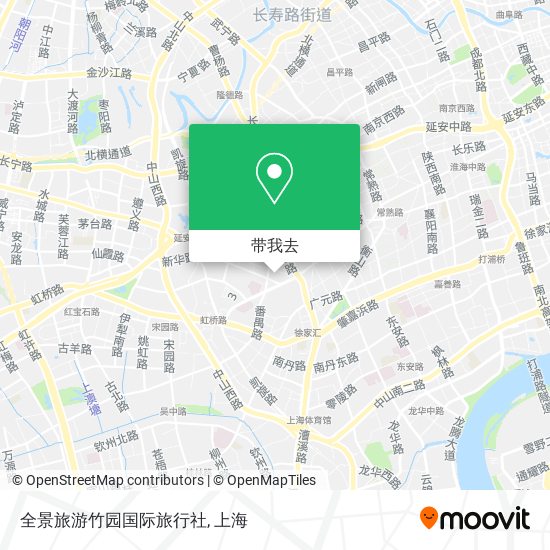 全景旅游竹园国际旅行社地图