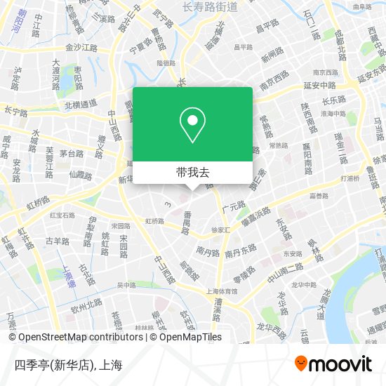 四季亭(新华店)地图