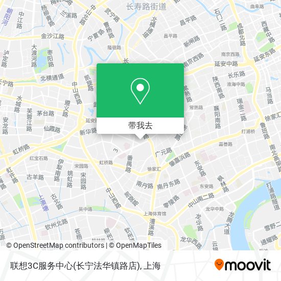联想3C服务中心(长宁法华镇路店)地图