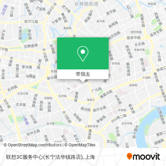 联想3C服务中心(长宁法华镇路店)地图
