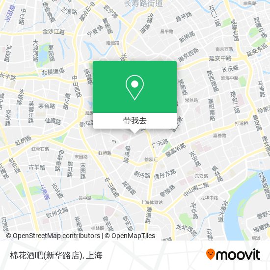 棉花酒吧(新华路店)地图