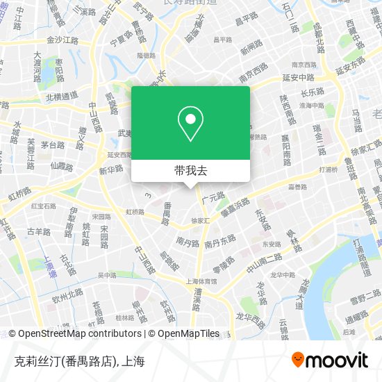 克莉丝汀(番禺路店)地图