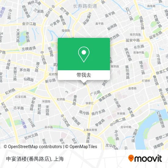 申宴酒楼(番禺路店)地图