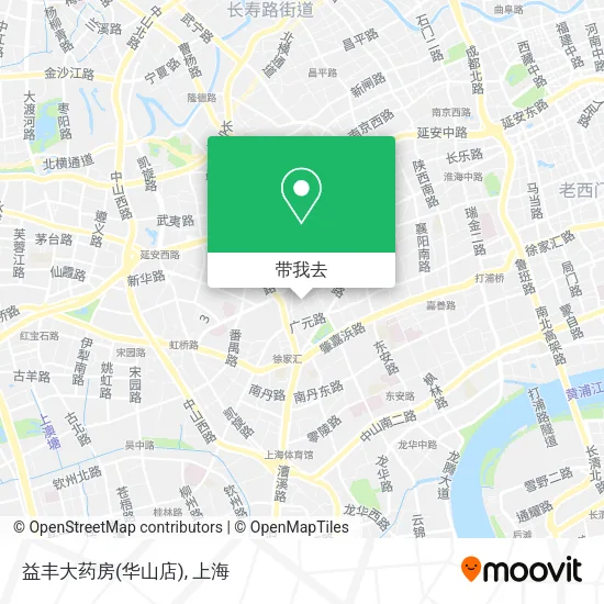 益丰大药房(华山店)地图