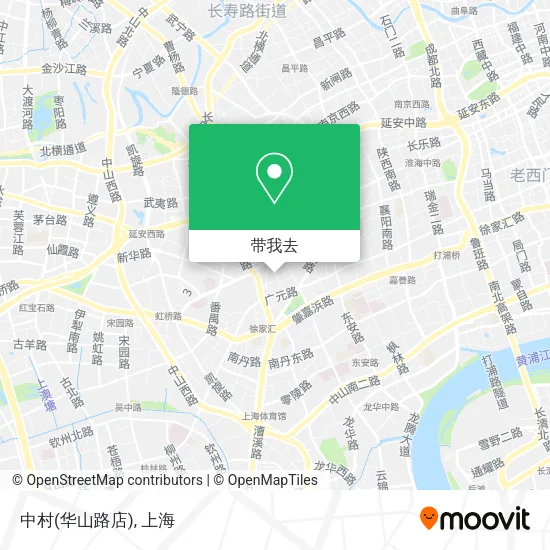中村(华山路店)地图