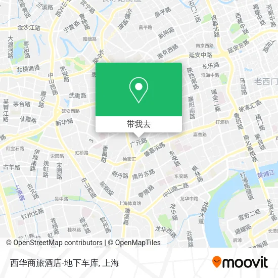 西华商旅酒店-地下车库地图