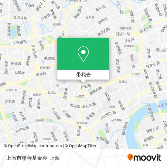 上海市慈善基金会地图