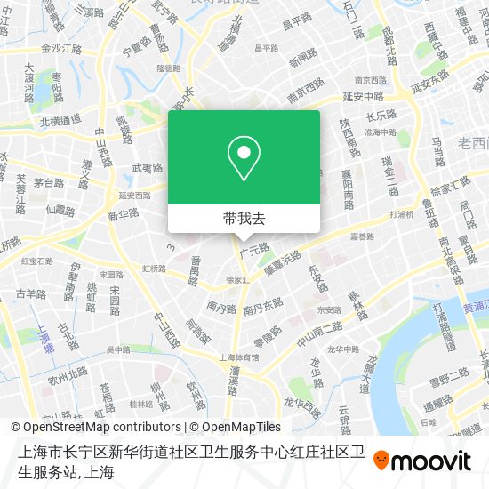 上海市长宁区新华街道社区卫生服务中心红庄社区卫生服务站地图