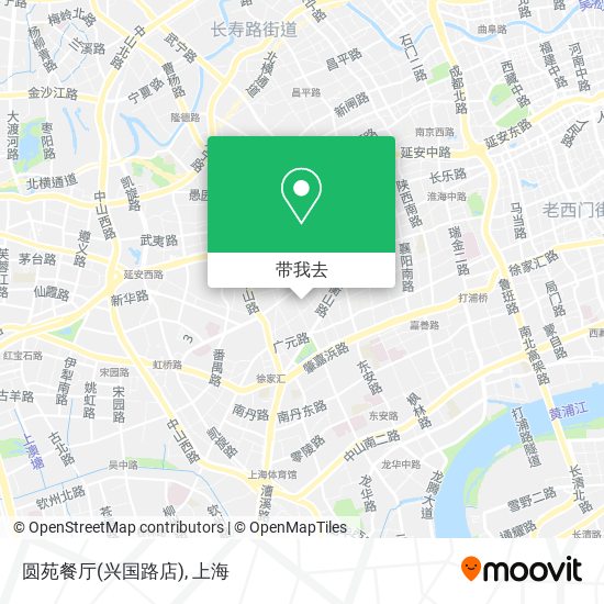 圆苑餐厅(兴国路店)地图