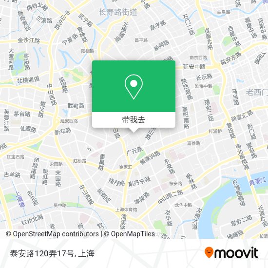 泰安路120弄17号地图