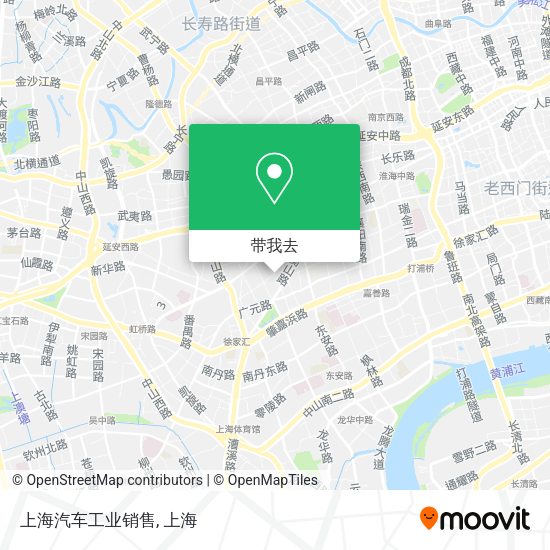 上海汽车工业销售地图