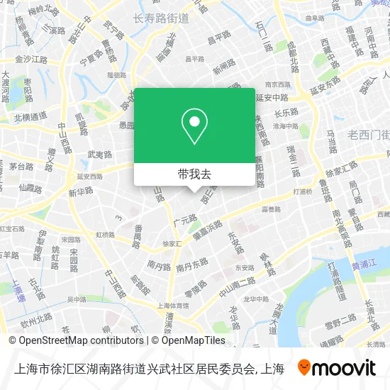 上海市徐汇区湖南路街道兴武社区居民委员会地图