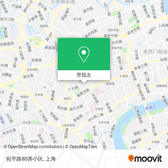 宛平路80弄小区地图