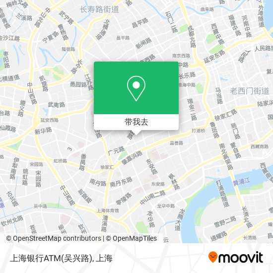 上海银行ATM(吴兴路)地图