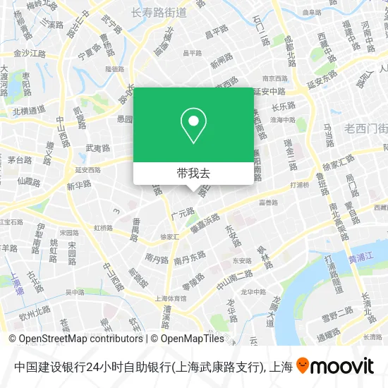 中国建设银行24小时自助银行(上海武康路支行)地图