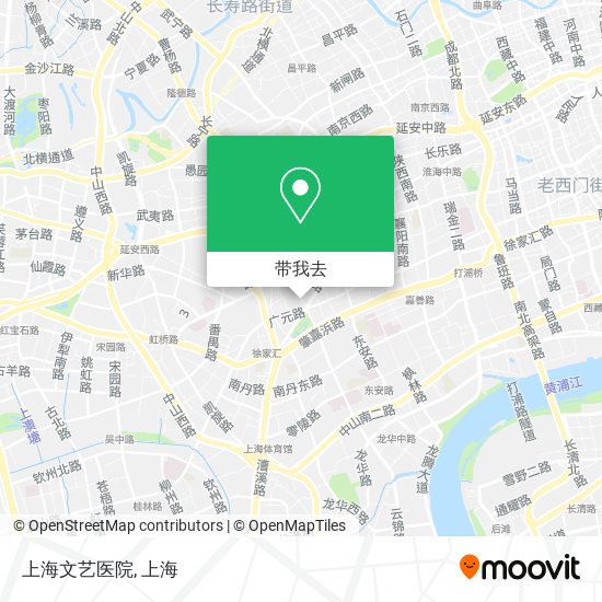 上海文艺医院地图