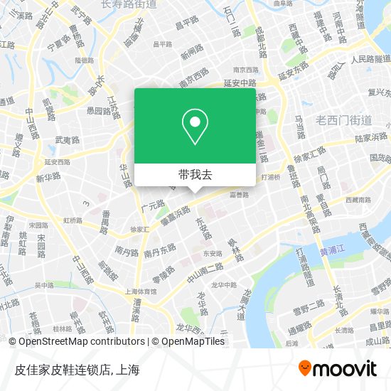 皮佳家皮鞋连锁店地图