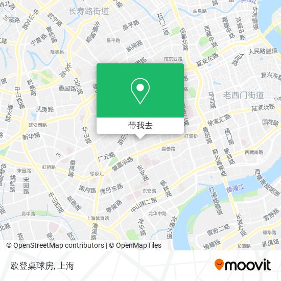 欧登桌球房地图