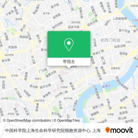 中国科学院上海生命科学研究院细胞资源中心地图