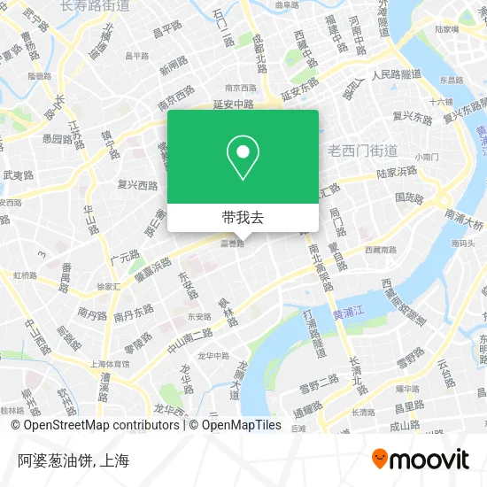 阿婆葱油饼地图