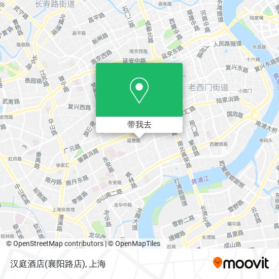 汉庭酒店(襄阳路店)地图