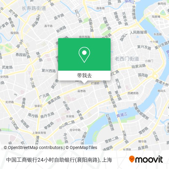 中国工商银行24小时自助银行(襄阳南路)地图